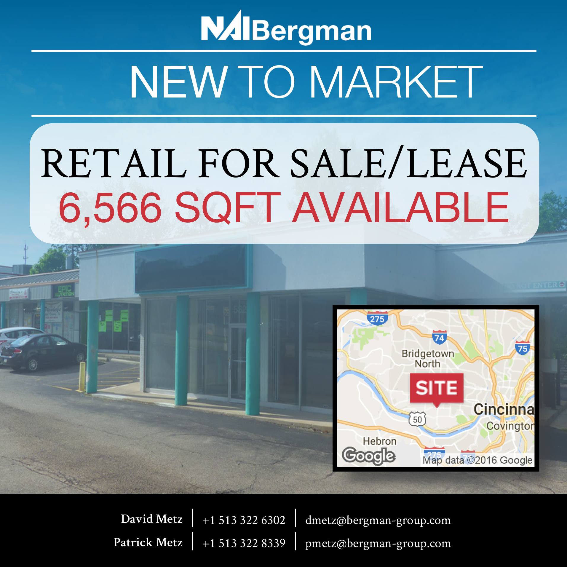 Foley Rd, New to market, Commercial Real Estate, CRE, NAI Bergman, Retail for Sale, Retail for Lease, Retail, Lease, Sale